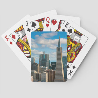 Financial District Skyline of San Francisco Poker Cards