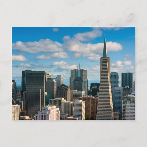 Financial District Skyline of San Francisco Postcard