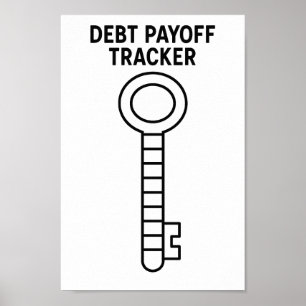 Financial Freedom. Debt Payoff Tracker  Poster