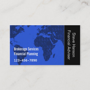 Financial Investment Services Company Business Card