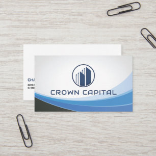 Financial Logo Business Card