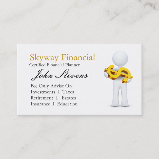 Financial Planner Business Card (Front)