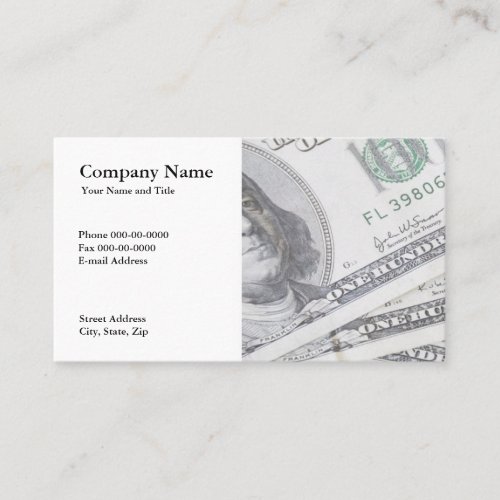 Financial Planner Business Card