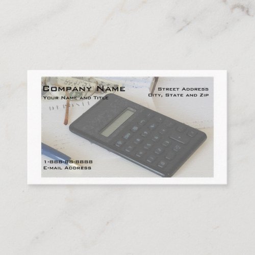 Financial Planner Business Card
