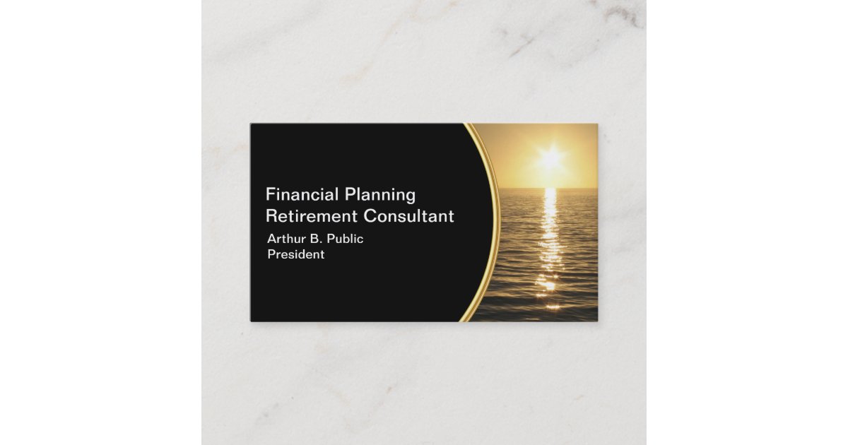 Financial Planner Business Cards Zazzle