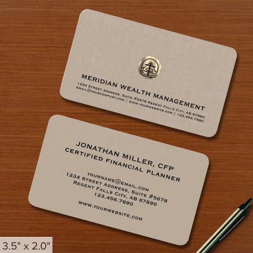 Financial Planner Business Cards