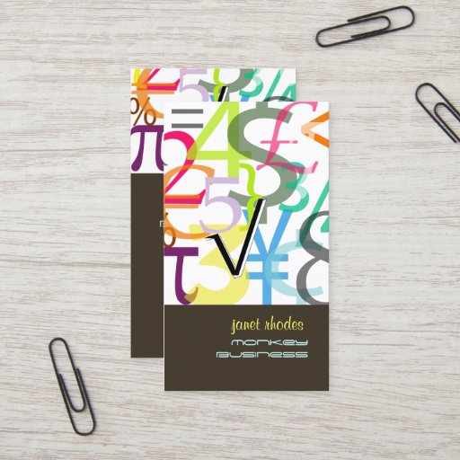 Customizable Financial Planner business cards