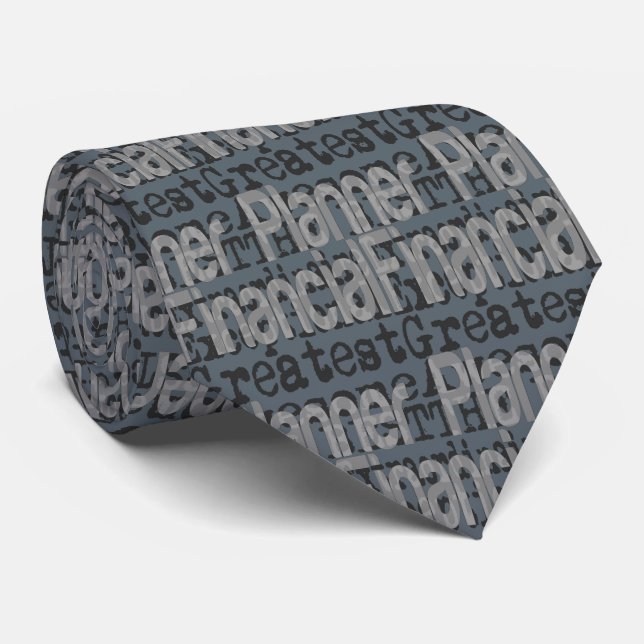 Financial Planner Extraordinaire Neck Tie (Rolled)