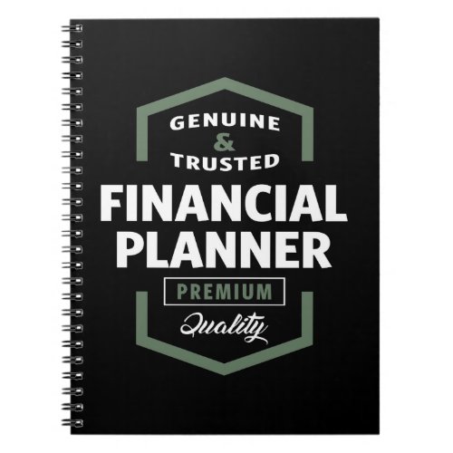 Financial Planner  Gift Ideas Notebook