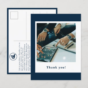 Financial Planner Promotional Thank You Postcard