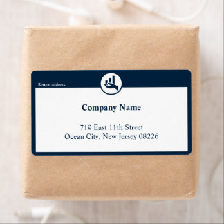 Financial Planner Small Company Custom Text & Logo Label