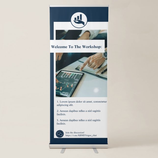Financial Planner Workshop Retractable Banner (Front)