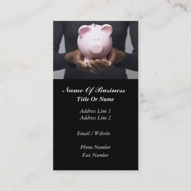 Financial Services Business Card (Front)