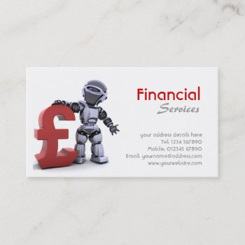 Financial Services Business Card by Kjpargeter at Zazzle
