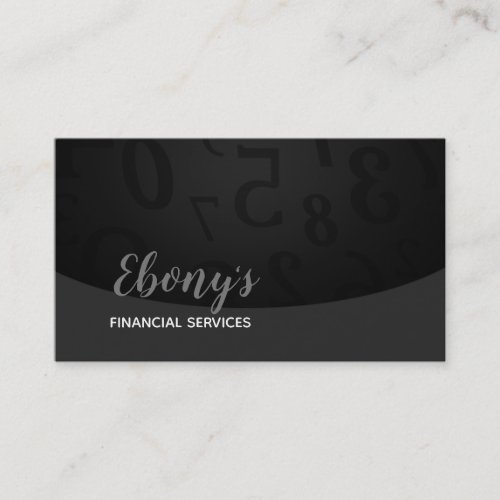 Financial services logo business Cards