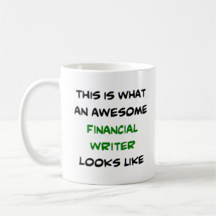 financial writer, awesome coffee mug