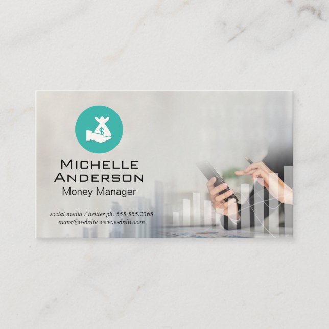 Financials | Stock Charts Business Card (Front)