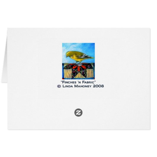 Finches 'n Fabric (Back Horizontal)