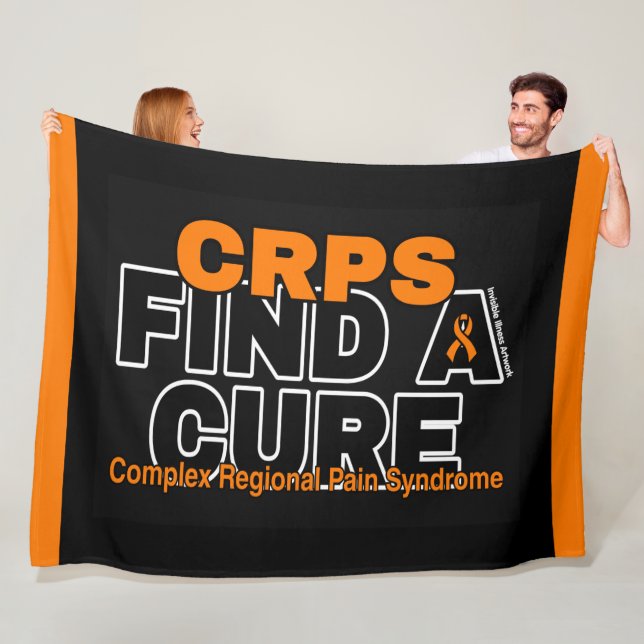 FIND A CURE/BOLD...CRPS FLEECE BLANKET (In Situ)