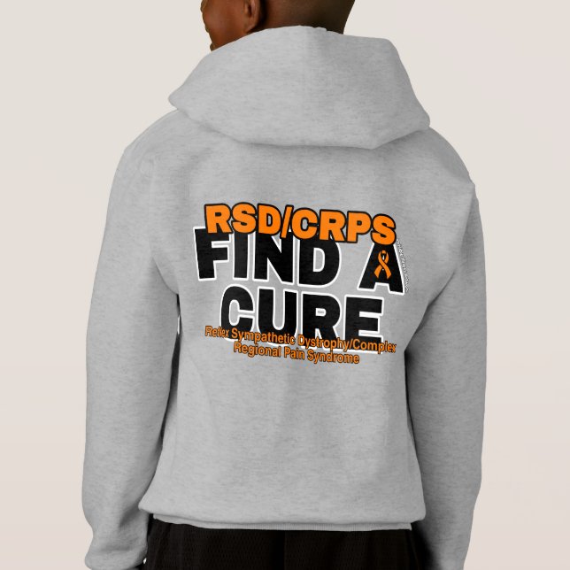 FIND A CURE/BOLD...RSD/CRPS HOODIE (Back)