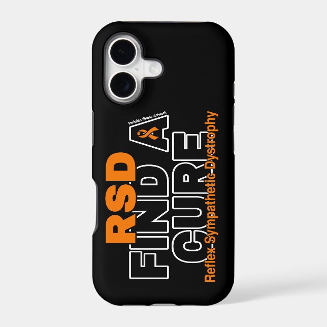 FIND A CURE/BOLD...RSD IPHONE CASE (Back)