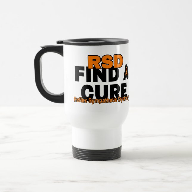 FIND A CURE/BOLD...RSD TRAVEL MUG (Left)