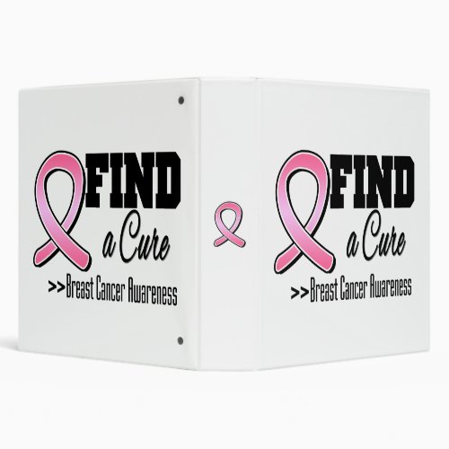 Find a Cure Breast Cancer Binder