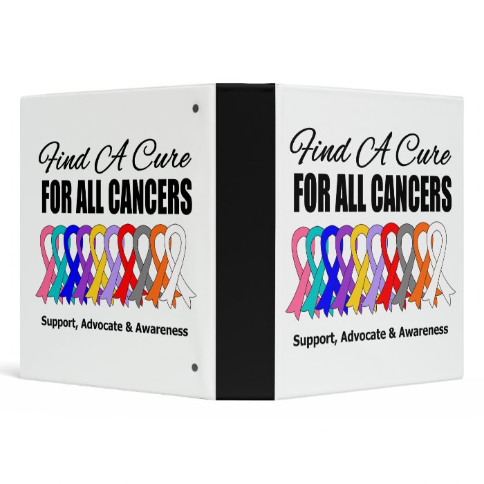 Find  A Cure For All Cancers Binder