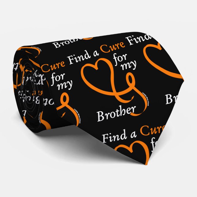 Find a Cure/Heart/Brother...RSD/CRPS Neck Tie (Rolled)