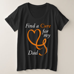 Find a Cure/Heart/Dad...RSD/CRPS Plus Size T-Shirt