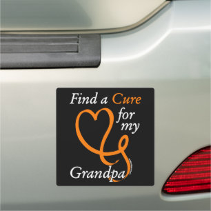 Find a Cure/Heart/Grandpa...RSD/CRPS Car Magnet