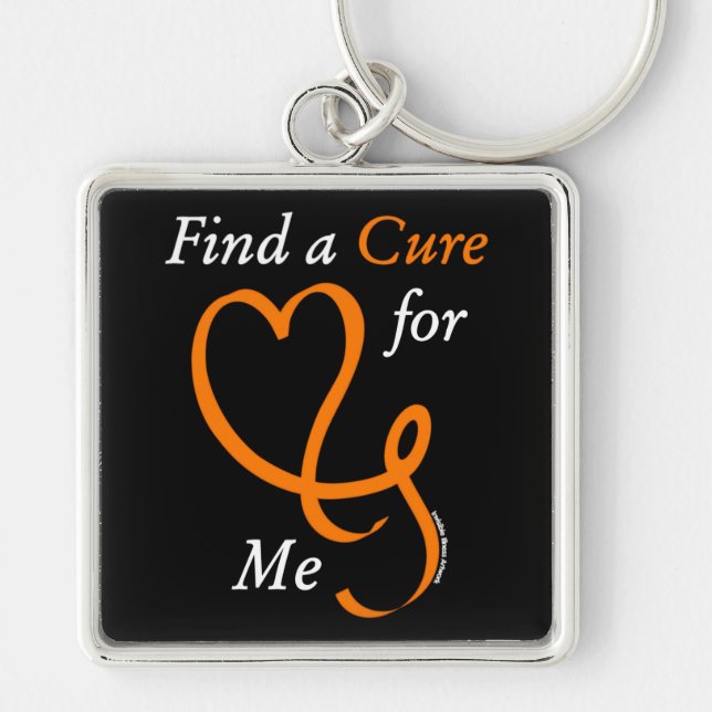 Find a Cure/Heart/Me...RSD/CRPS Keychain (Front)
