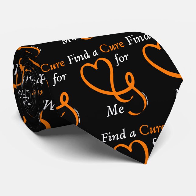 Find a Cure/Heart/Me...RSD/CRPS Neck Tie (Rolled)