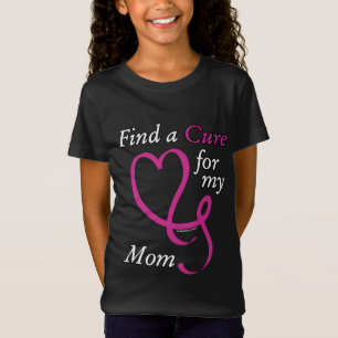 Find a Cure/Heart/Mom...Breast Cancer T-Shirt