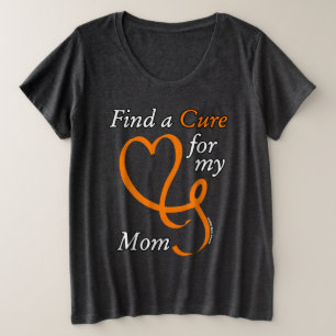Find a Cure/Heart/Mom...RSD/CRPS Plus Size T-Shirt