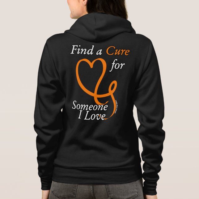 Find a Cure/Heart/Someone I Love...RSD/CRPS Hoodie (Back)