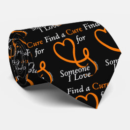 Find a Cure/Heart/Someone I Love...RSD/CRPS Neck Tie