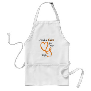 Find a Cure/Heart/Wife...RSD/CRPS Adult Apron