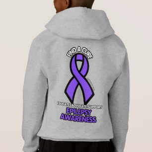 Find a Cure Ribbon...Epilepsy Hoodie