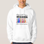 Find a Cure Ribbons For All Cancers Hoodie