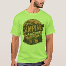 Find Camping Near Me — Vintage Outdoor T-Shirt