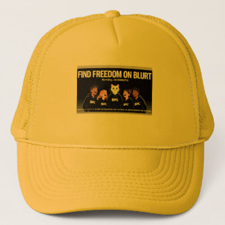 Find freedom on Blurt Trucker Hat