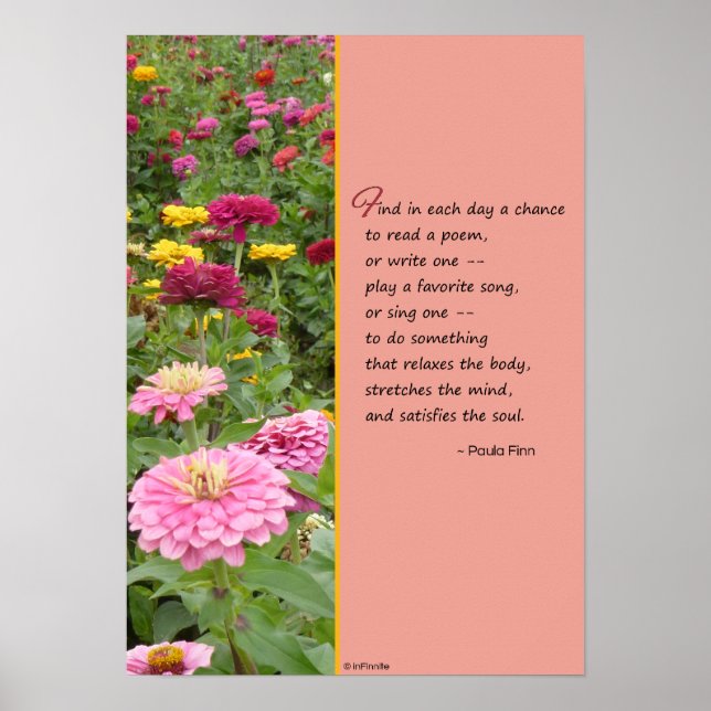 Find in each day a chance... poster (Front)