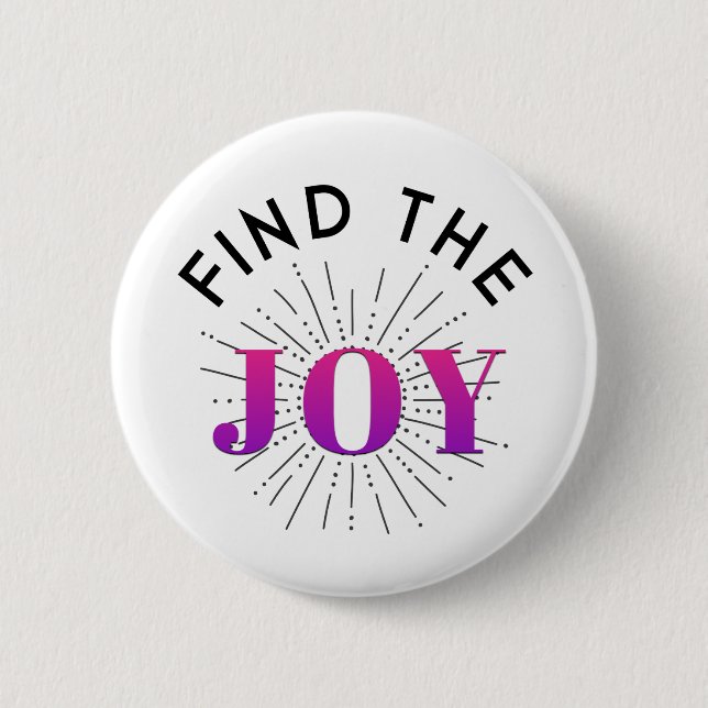 Find Joy Button (Front)