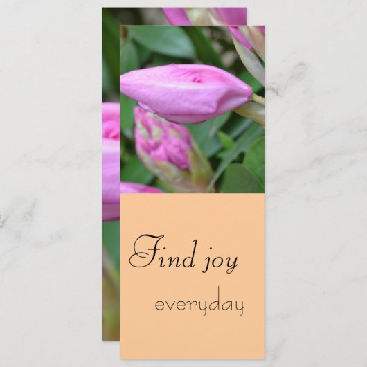 Find Joy Everyday Bookmark (Front/Back)