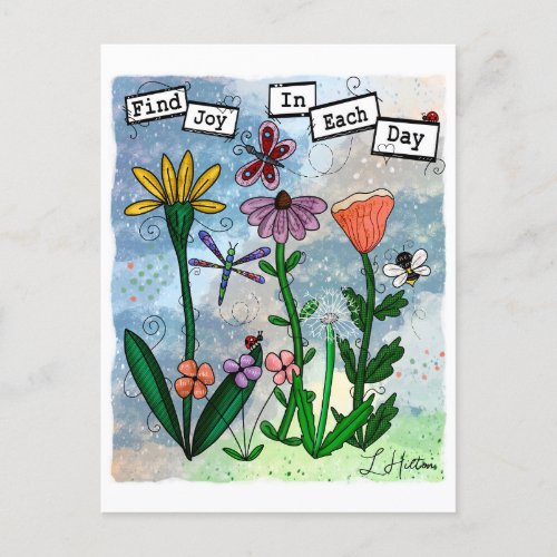 Find Joy in the Day  Art Card