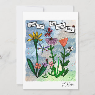 Find Joy in the Day Art Card