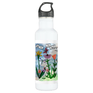 Find Joy in the Day Stainless Steel Water Bottle