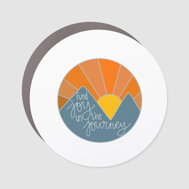 Find Joy in the Journey Car Magnet (Front)