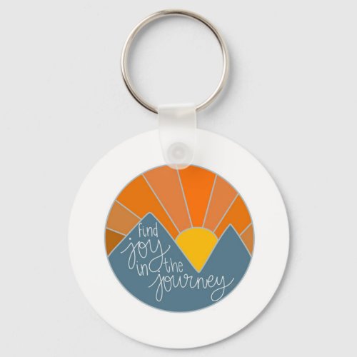 Find Joy in the Journey Keychain